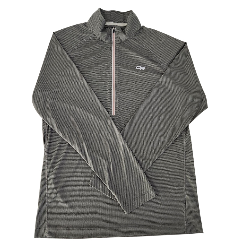 OUTDOOR RESEARCH Gray Quarter Zip Lightweight Pullover Activewear Top size m